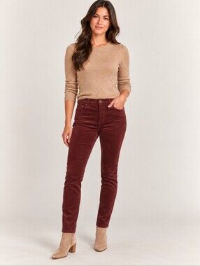 ❤️ NWT! ANN TAYLOR VELVET SKINNY JEANS, MID-RISE, 10 (30)